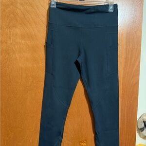 Zyia “true navy” Leggings size 6-8